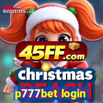 p777bet login
